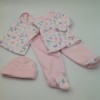 Conjunto de ropa para bebé prematuro pajaritos