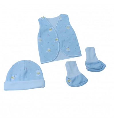 Set de ropa UCI para bebé prematuro pollito