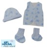 Set de ropa UCI para bebé prematuro oso