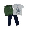 Conjunto chaleco dinosaurio