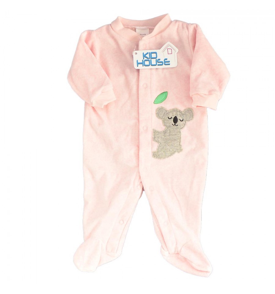 Pijama Enteriza Para Bebe Nina Rosa Koala Kidhouse